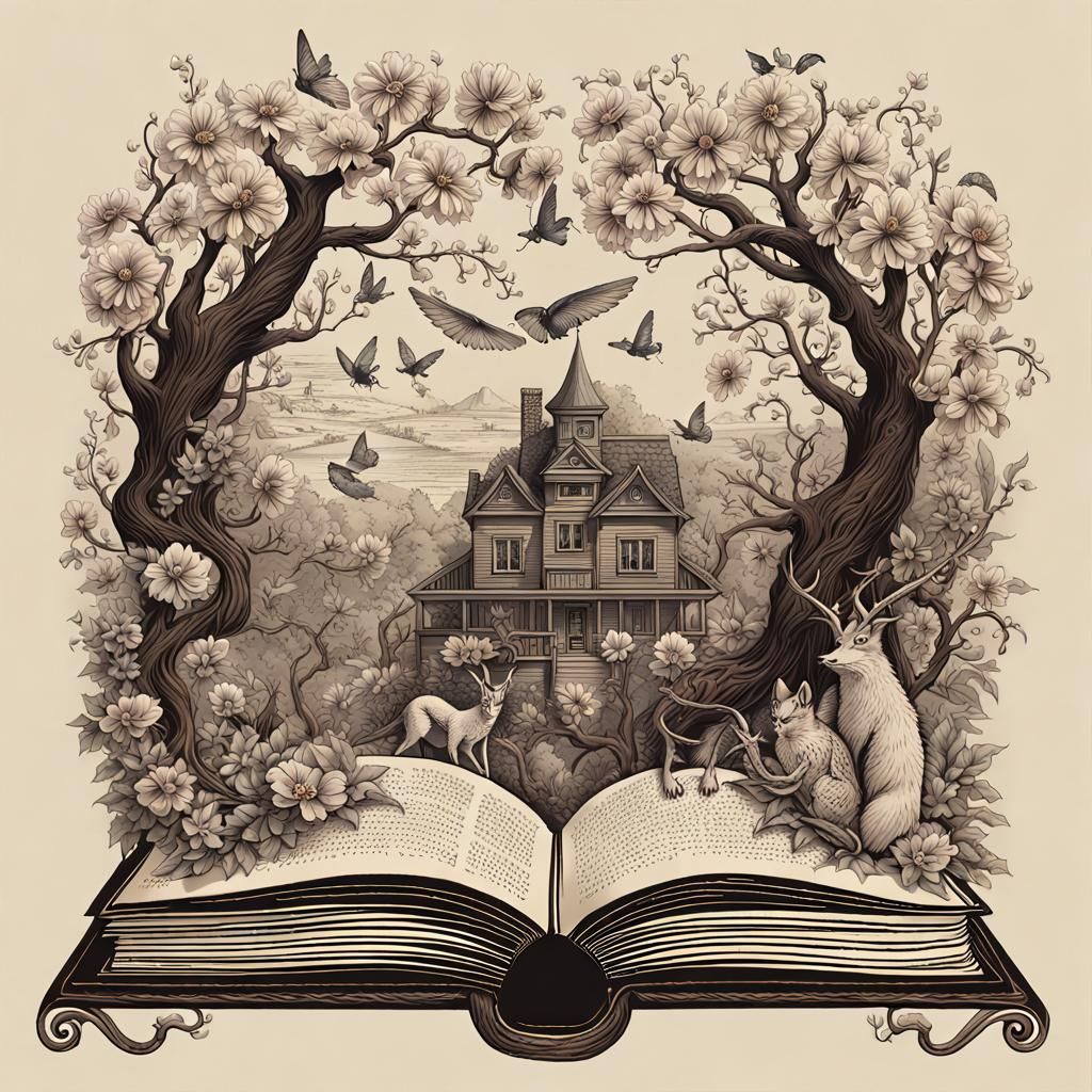 Bibliophiles Battle Beasts Among Blossoms in Book Paradise