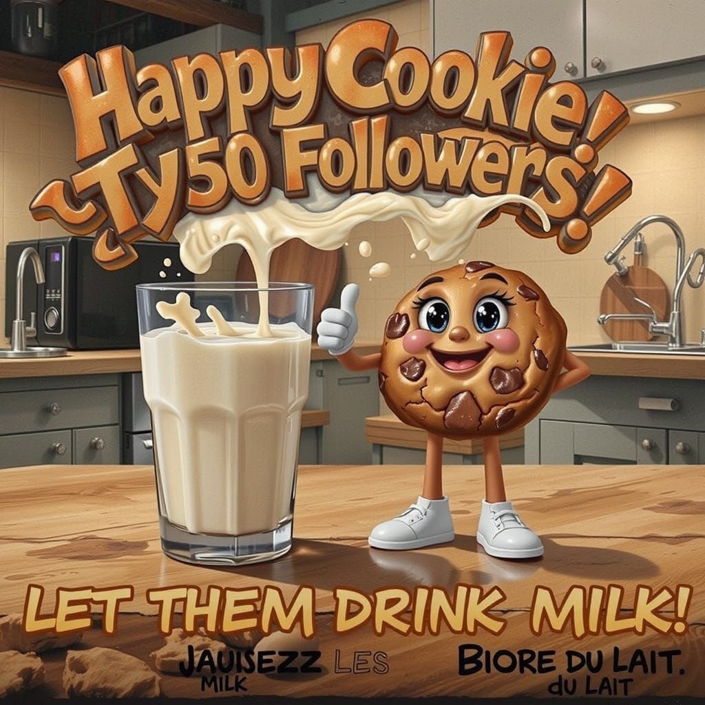 Milk, Cookie, and Cozy Kitchen Celebration