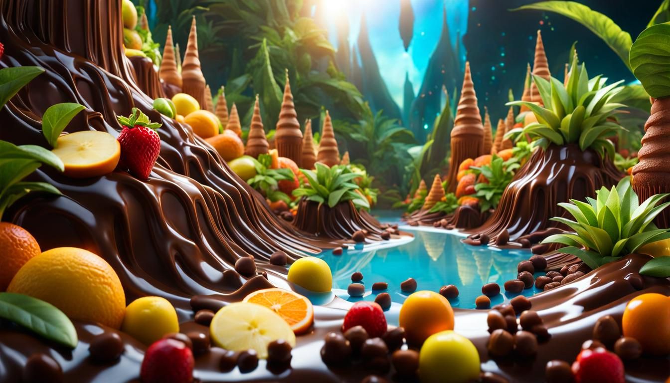 Fantasy World of Ice Cream and Soda