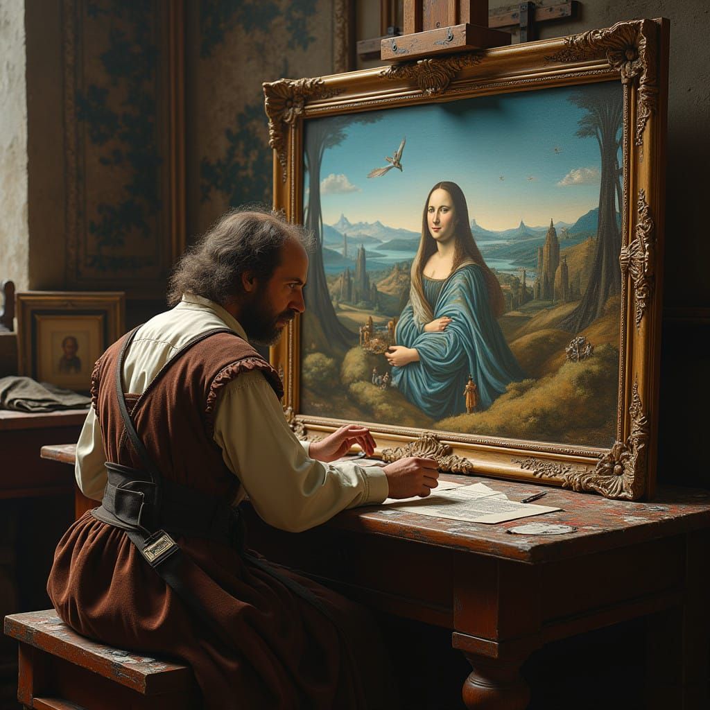 Renaissance Masterpiece: Leonardo da Vinci's Futuristic Visi...