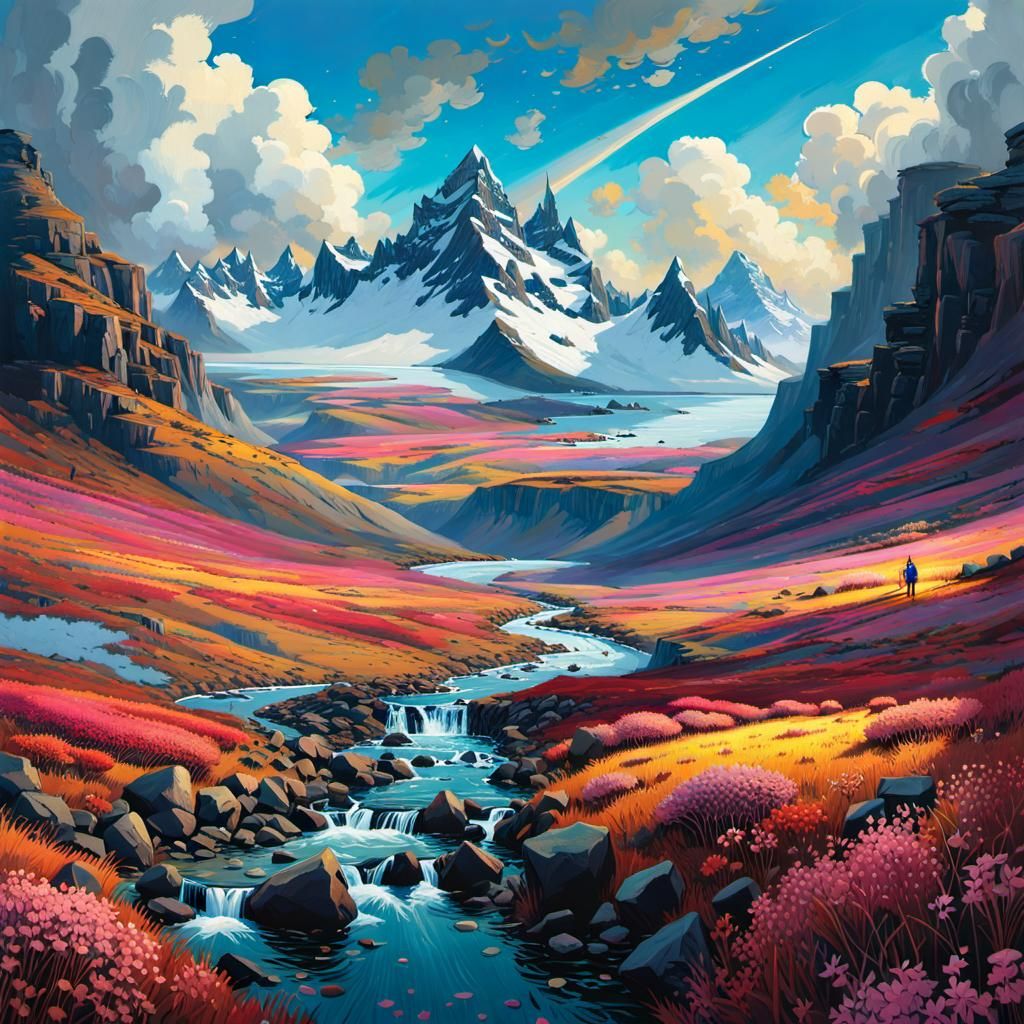 Surreal Weasel's Scottish Adventure, Salvador Dali Style