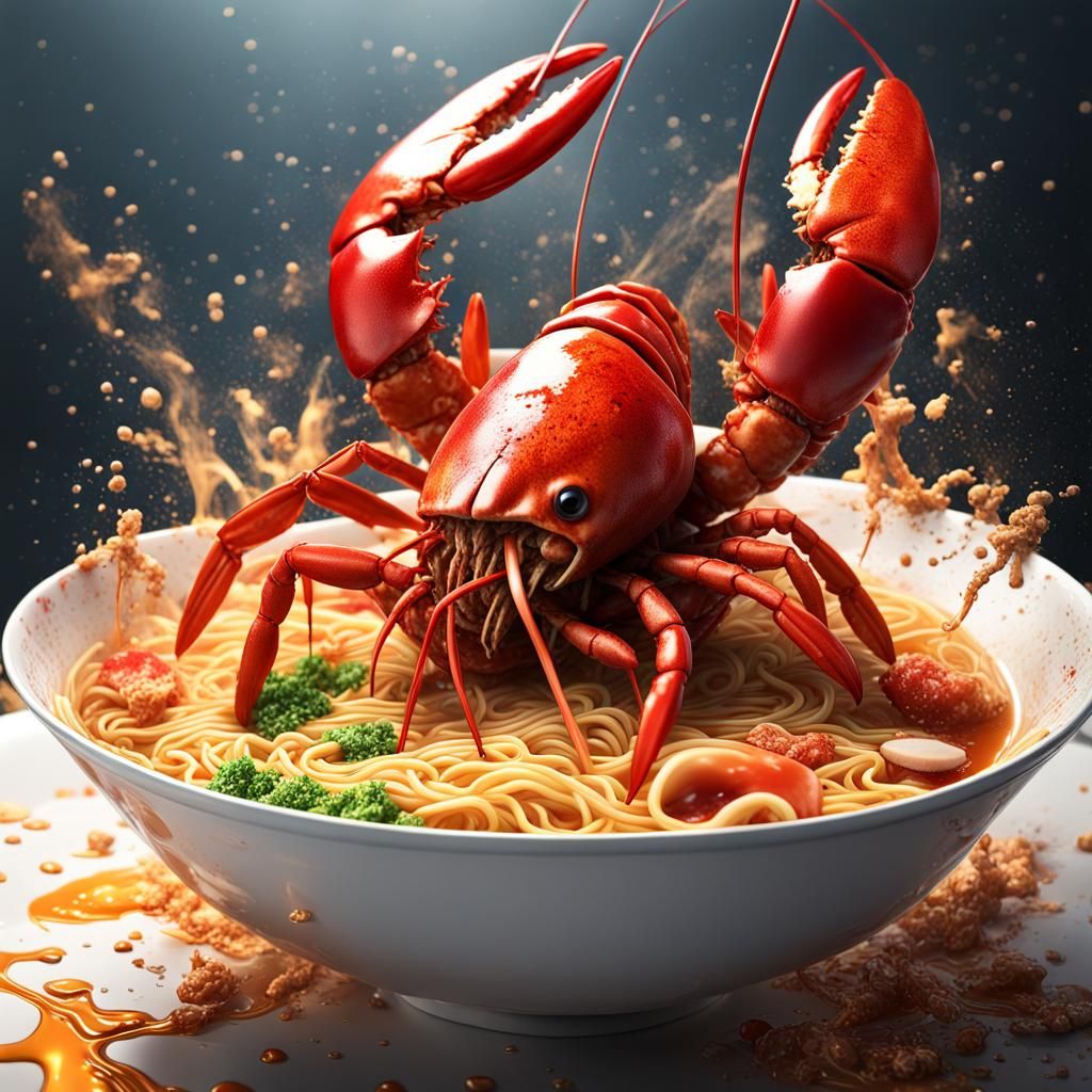 Lobster "surprise" ramen