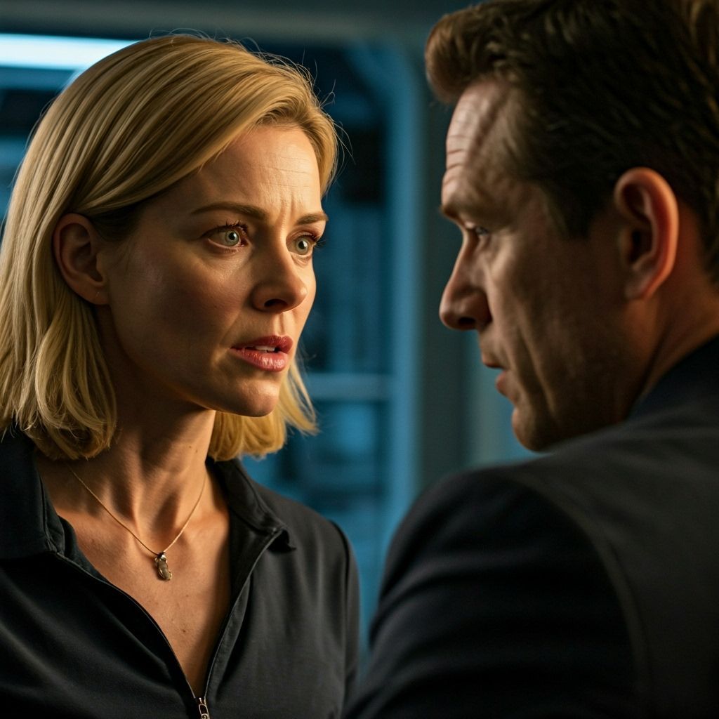 Intense Close-Up of Weir and Sheppard with Unspoken Tension