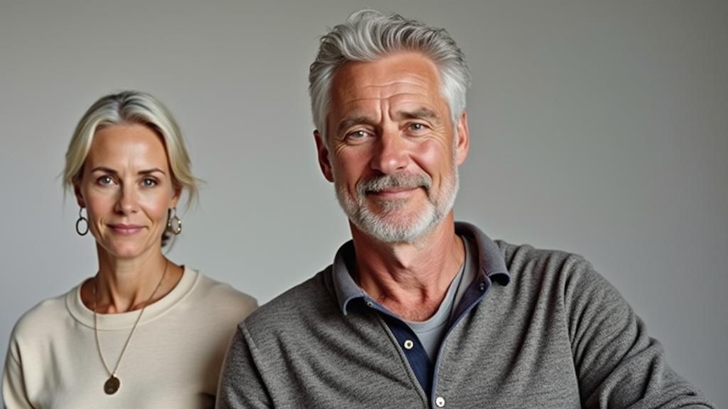 Professional Portrait of Middle-Aged Couple