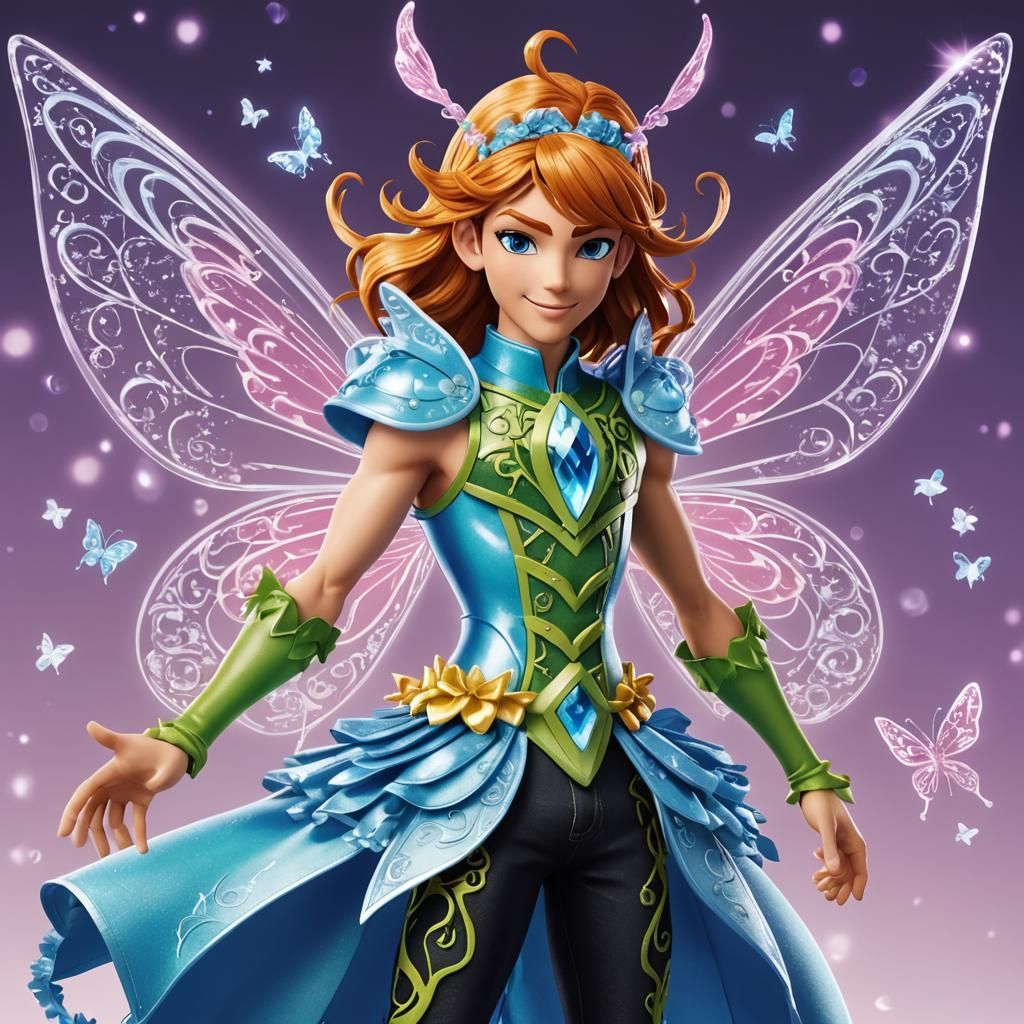 Magical Boy Believix Transformation in Winx Style