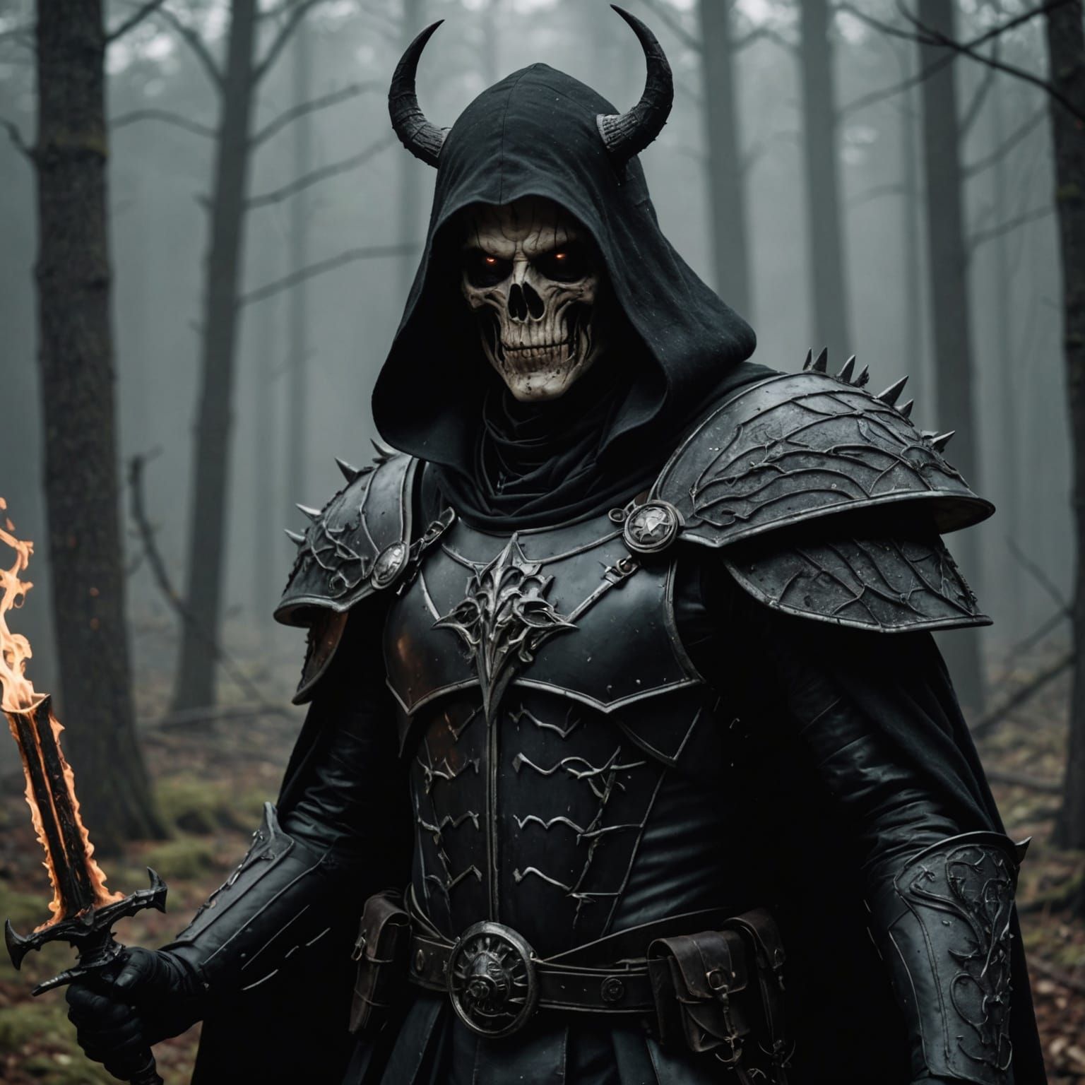 Grimdark Horror in Haunting Photography Style