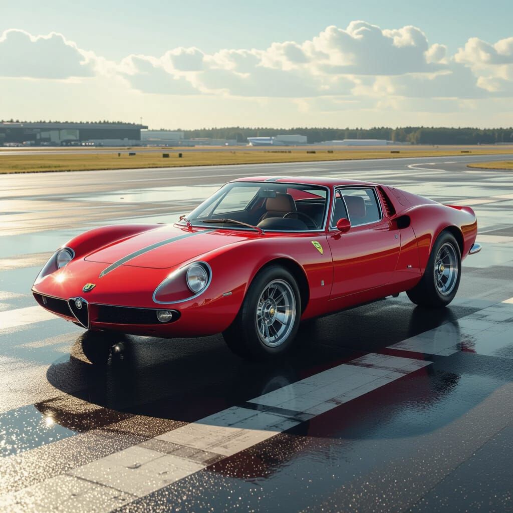 Alfa Romeo 33 Stradale in Hyper-Realistic Detail