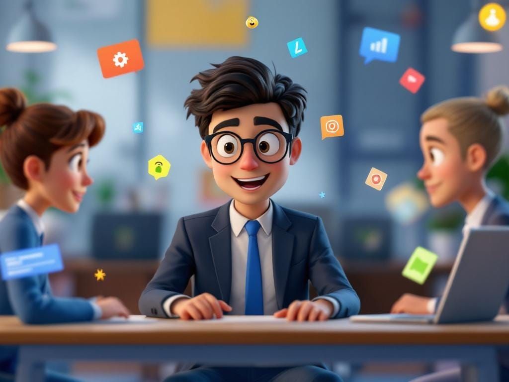 Vibrant Digital Marketing Campaign Video Concept