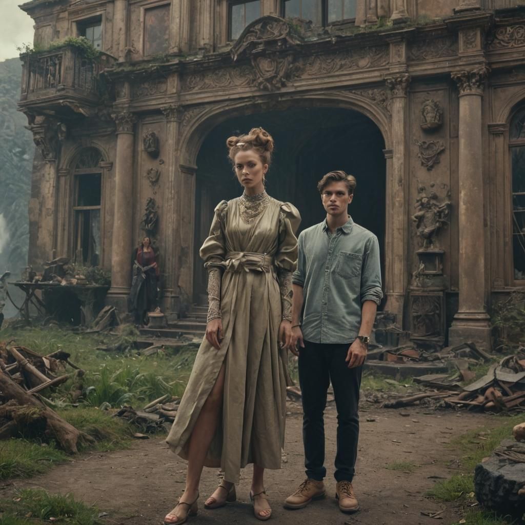 Cinematic Photo of Women Photobombed