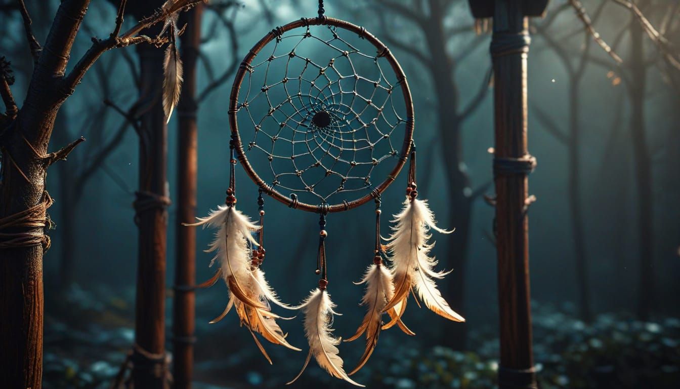 Fantasycore Dreamcatcher in Japanese Aesthetic Style