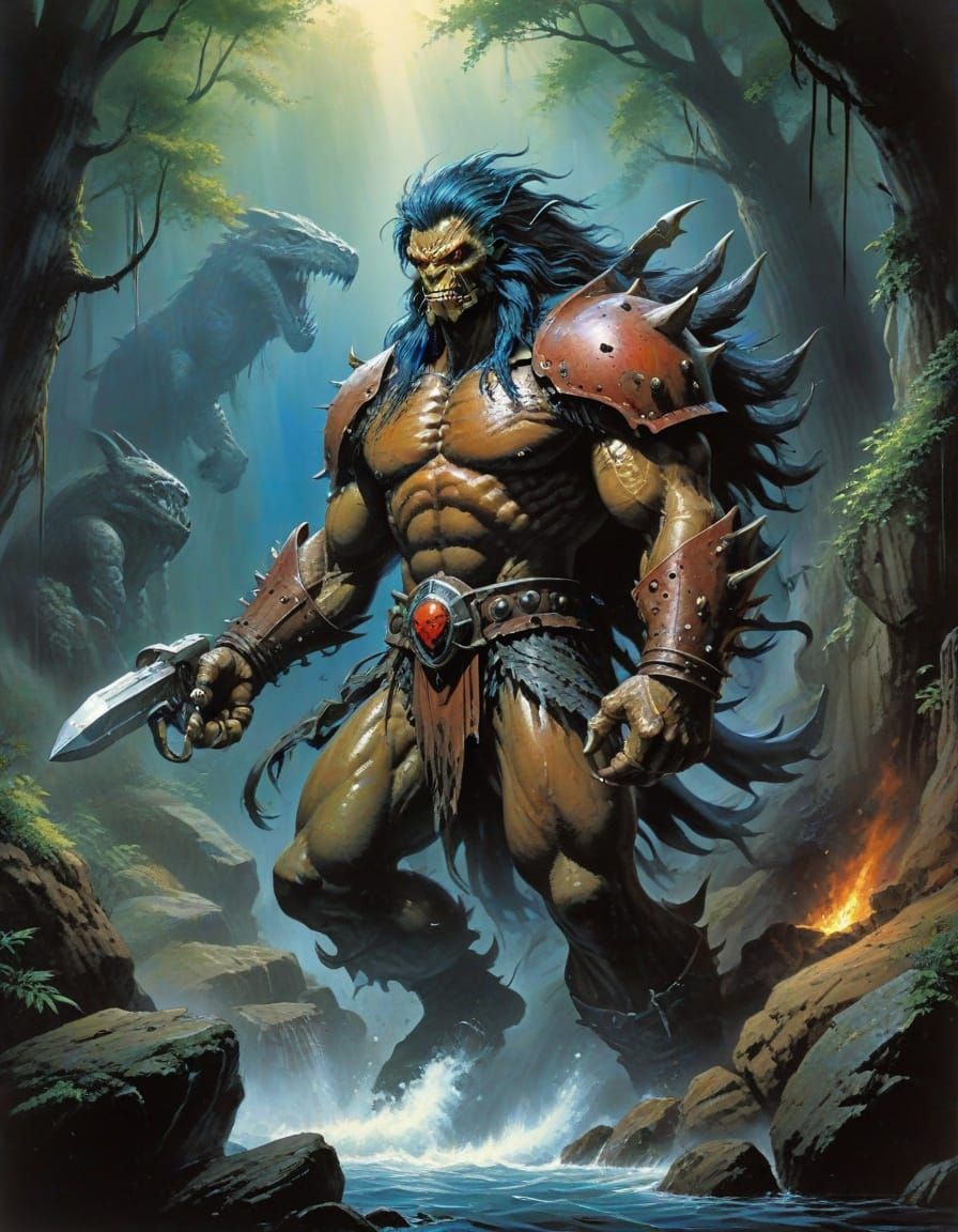 Epic Fantasy Covers in Watercolor Style