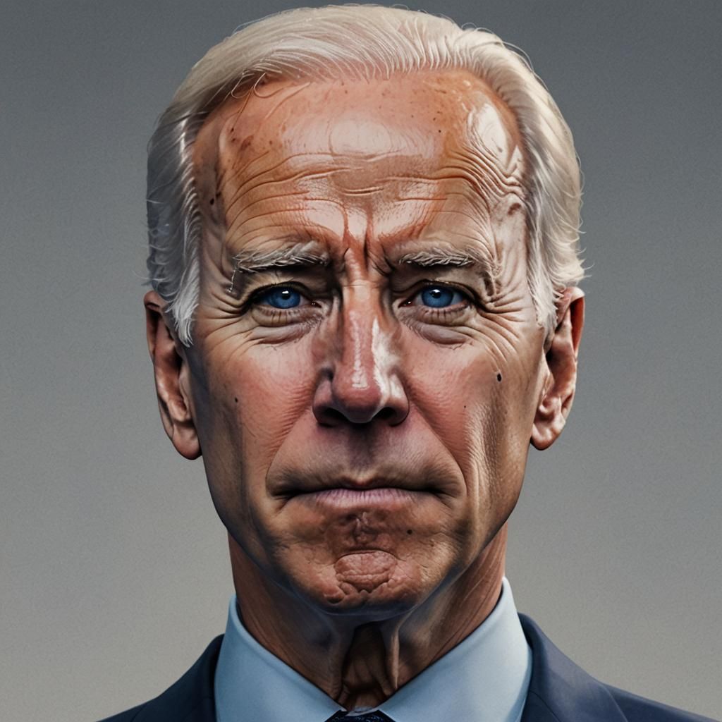 Hyperrealistic Portrait of US President in Art Nouveau Style