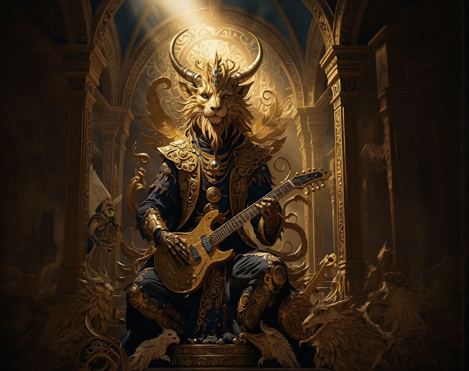 Hecatonchires Orchestra Performance: Wide-Angle View