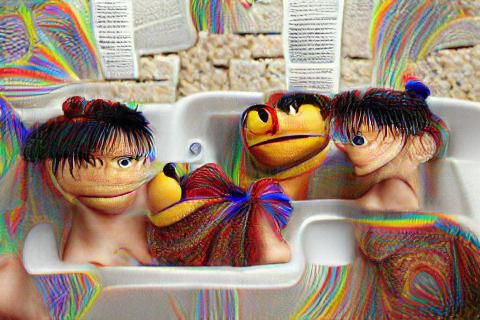Bert and Ernie's Surprising Bath Time Encounter