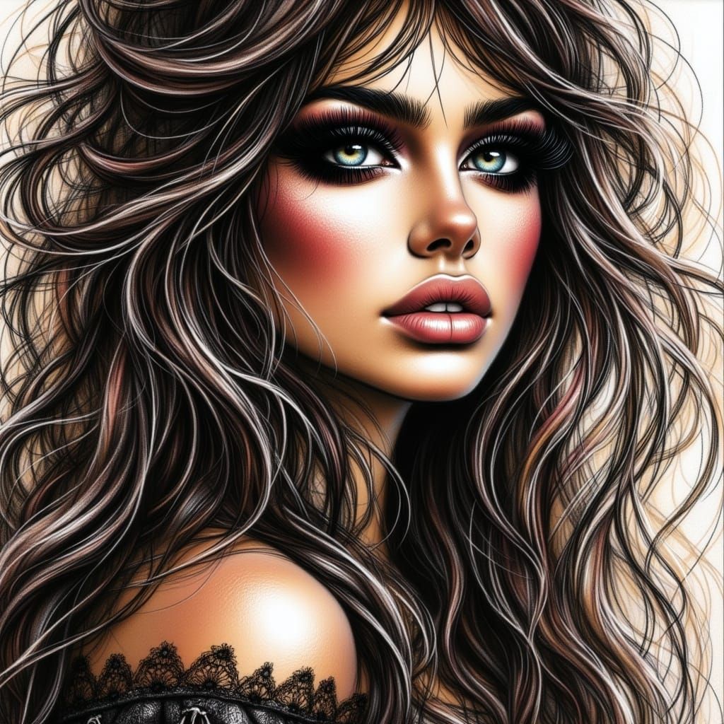 Cyberpunk Bohemian Goddess