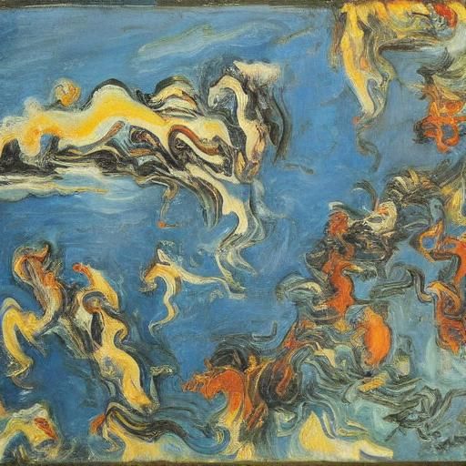 Doodle World Inspired by Soutine and Rubens