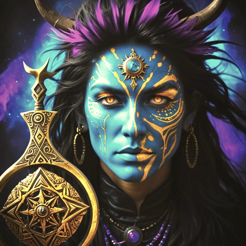 Shamanistic Athame for Invultuation Rituals