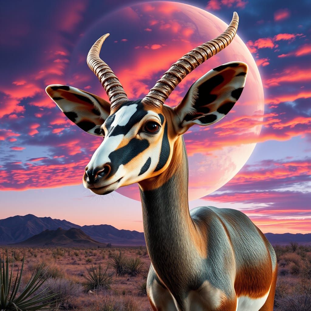 Exotic Alien Unicorn Hybrid on Distant Exoplanet