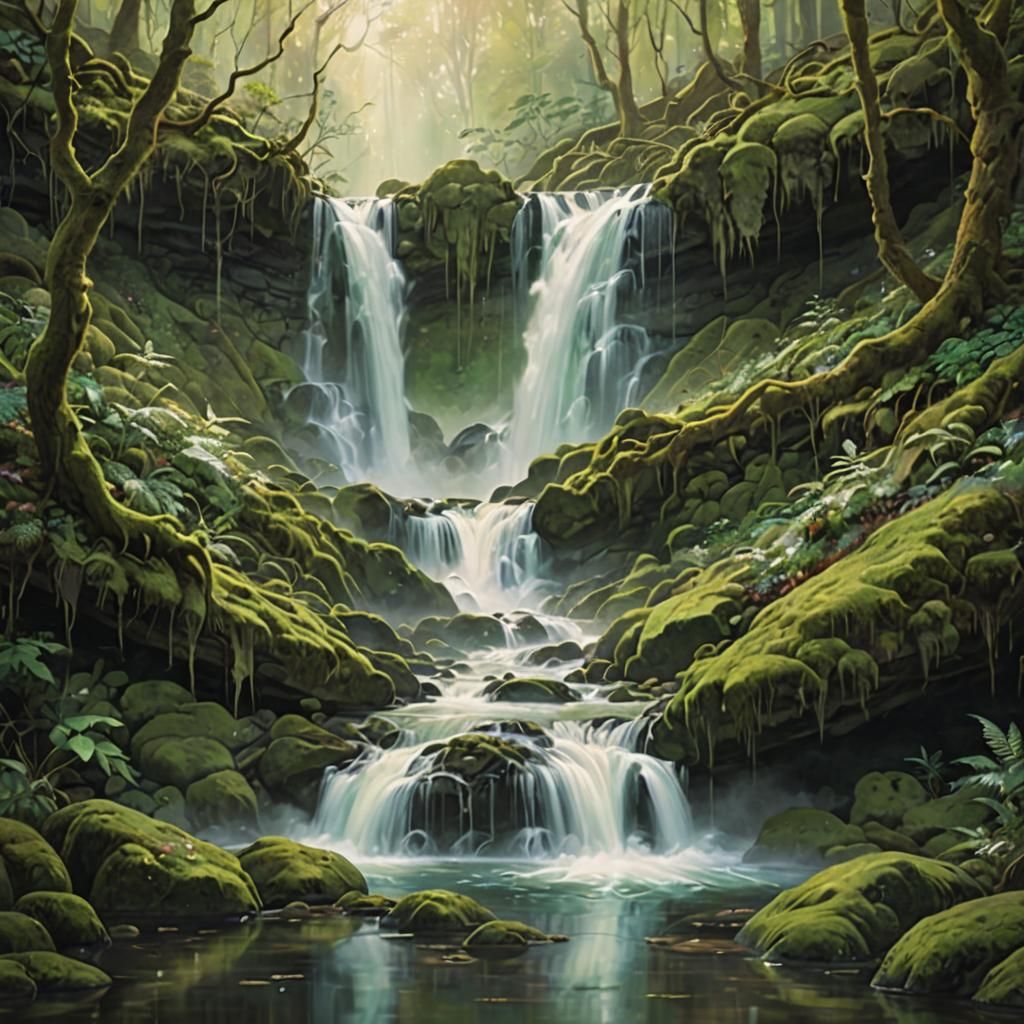 idyllic Waterfall