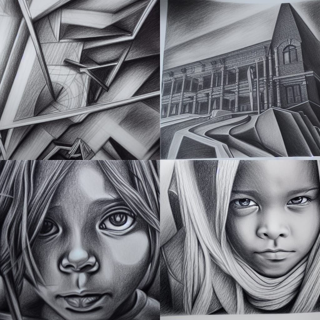 L & N STEM Academy: Hyperdetailed Charcoal Drawing