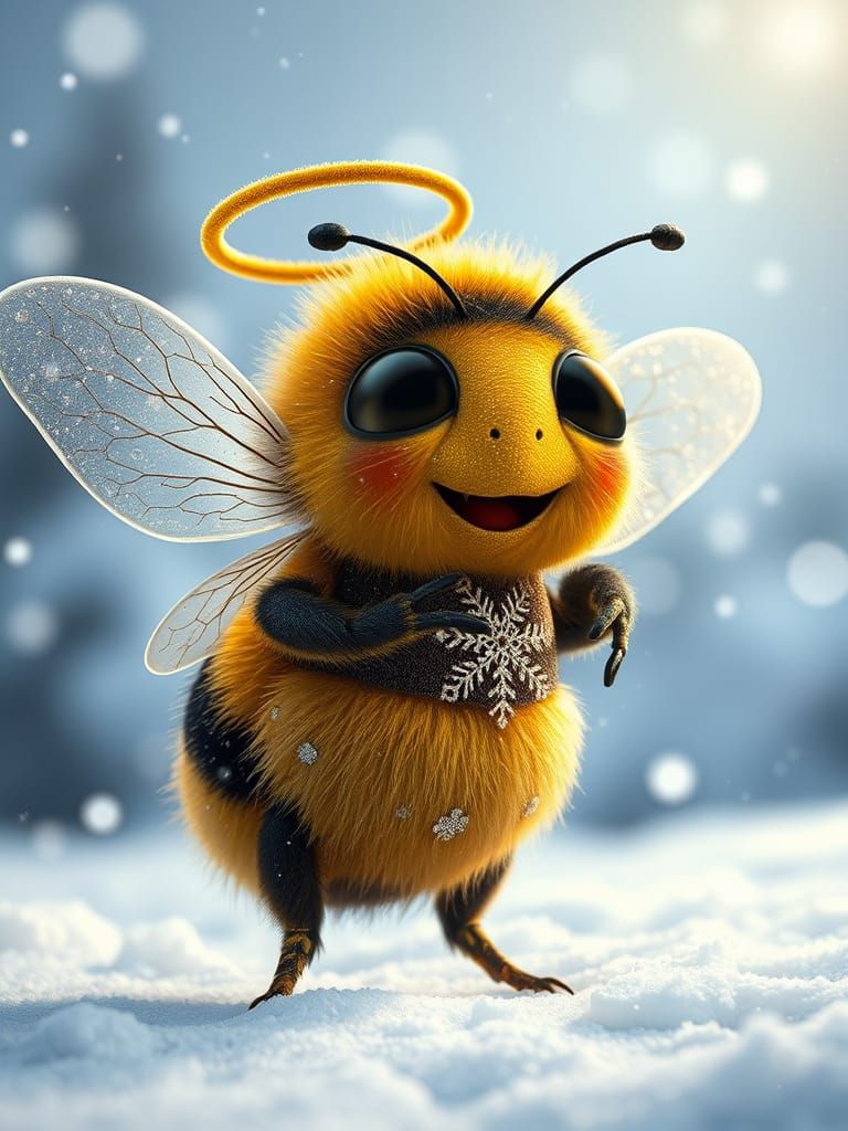 A Cute Little Bee Angel 🐝🍯🐝