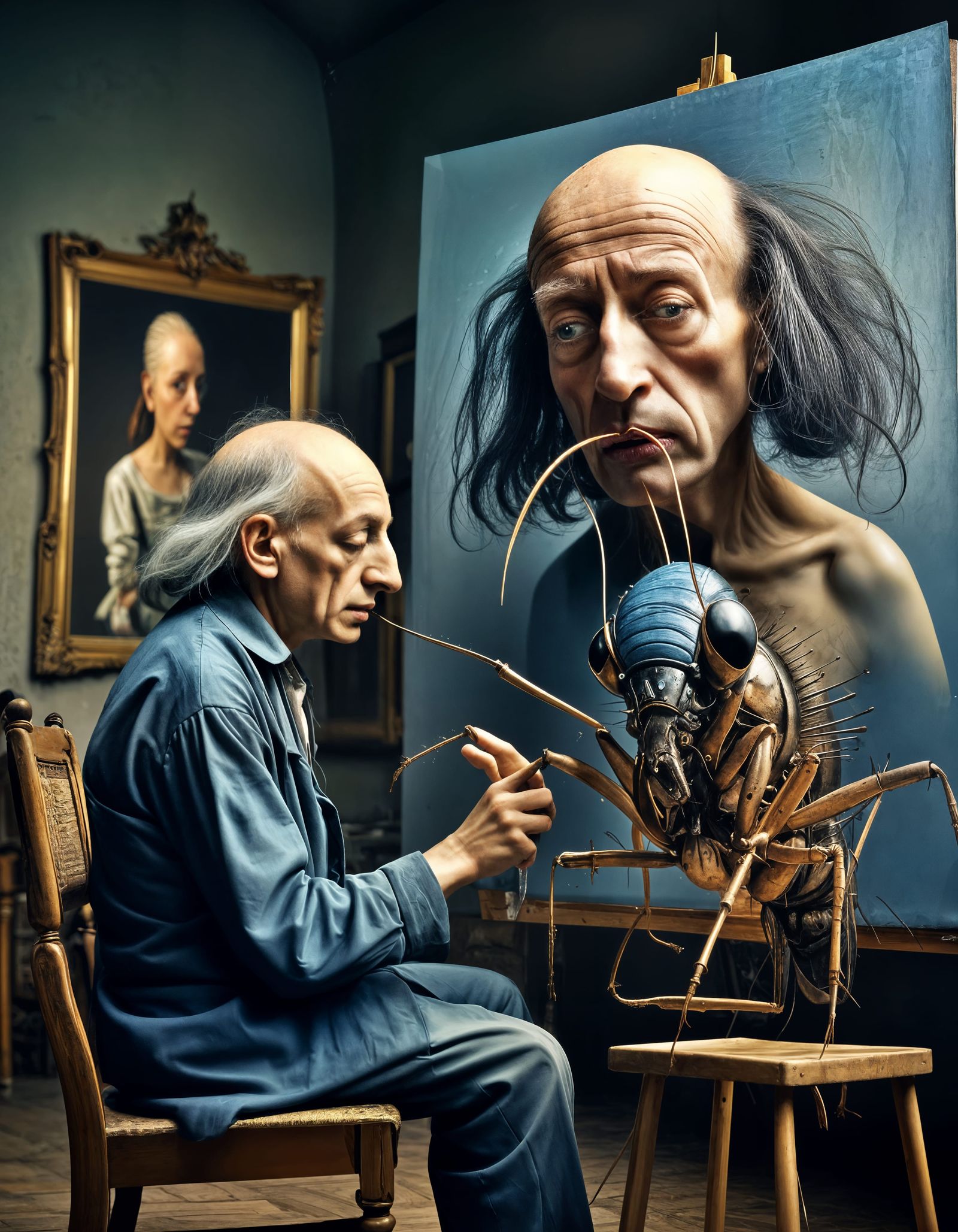 17th Century Daily Life: Surreal Abstract Portraits