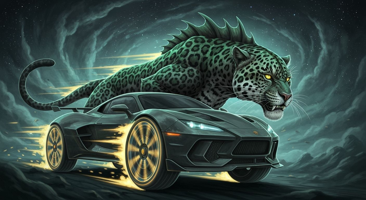 Lovecraftian Monster Jaguar Car Concept