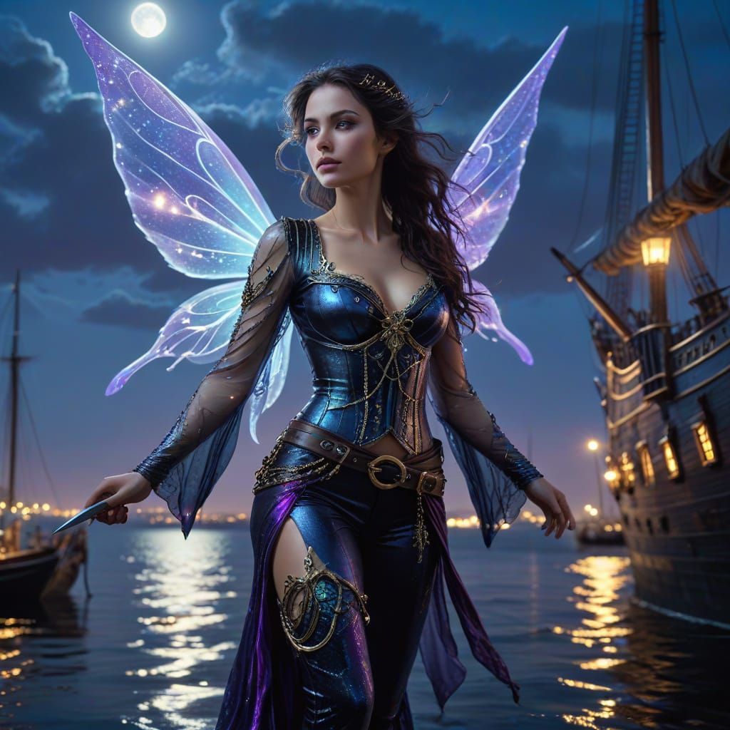 Lilac Pirate Fairy