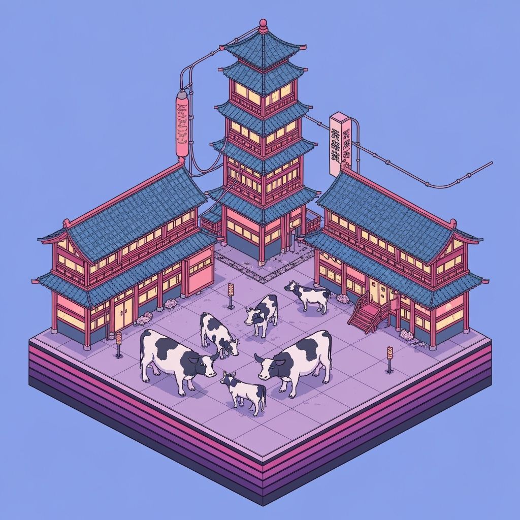 Cow temples