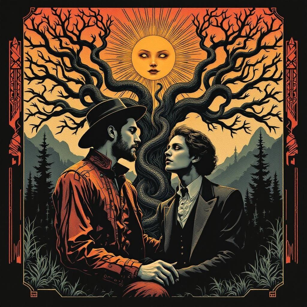 Tarot - 06 The Lover's - Male