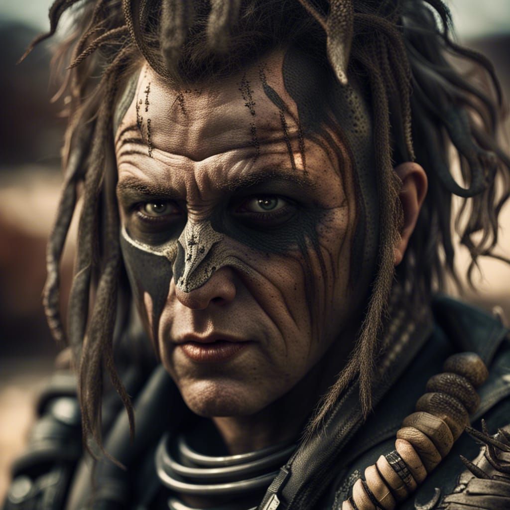 Mad Max Villain Portrait: Ultra Realistic Sci-Fi