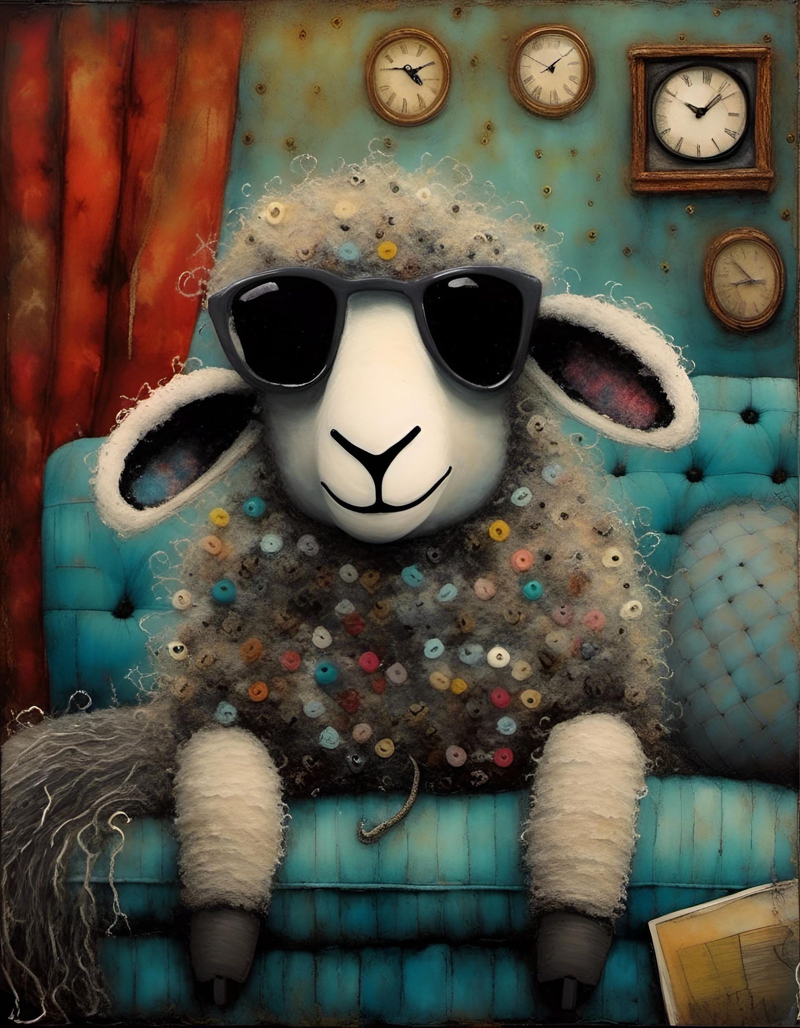Couch sheep.