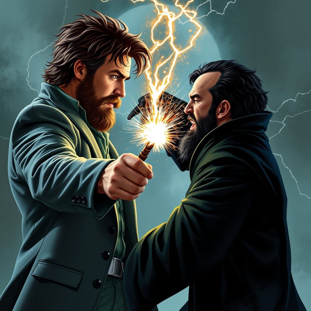 Wizarding Duel: Remus Lupin vs Antonin Dolohov in a Fiery, C...