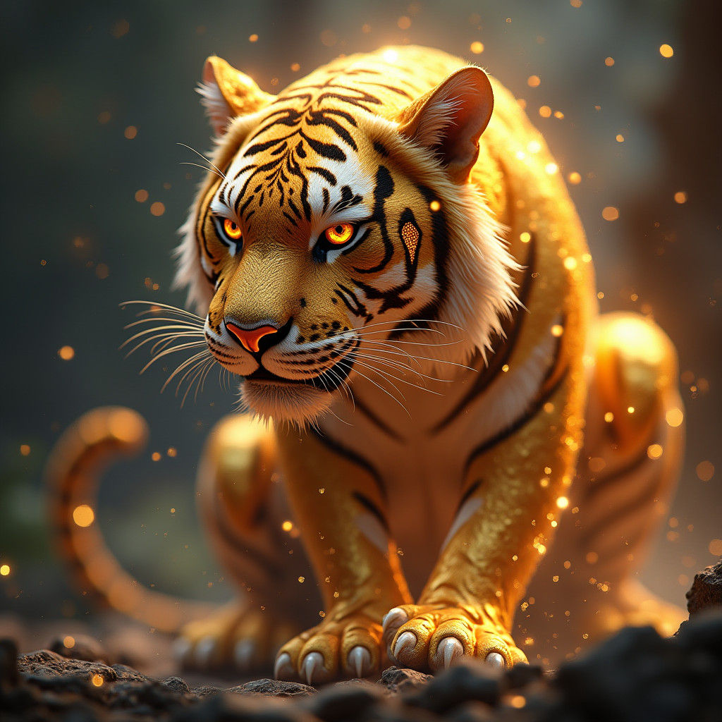 Jeweled Tiger: A Fantastical Arcane Legend