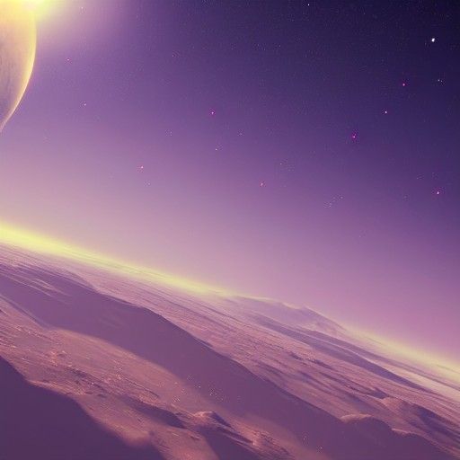 Volumetric Celestial Scene in 3D