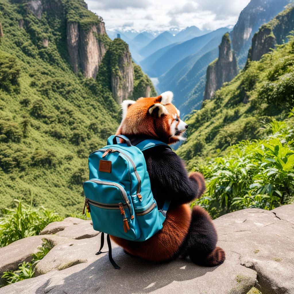 Red Panda's Backpacking Adventure Around the World