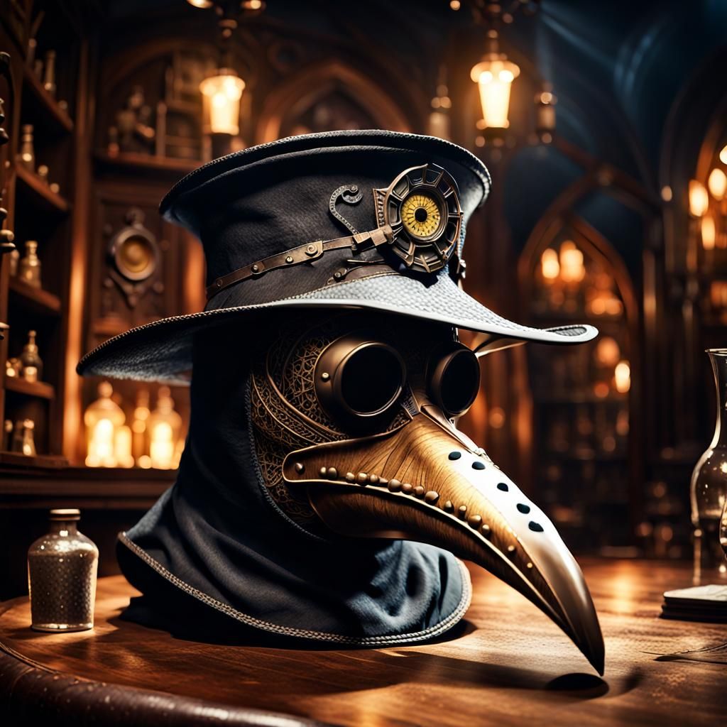a plague doctor mask
