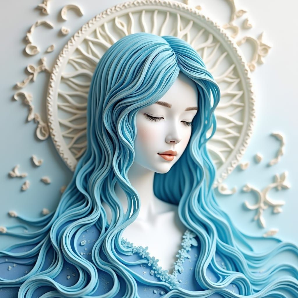 Paper Quilled Serenity: A Symbol of Personal Sanctuary