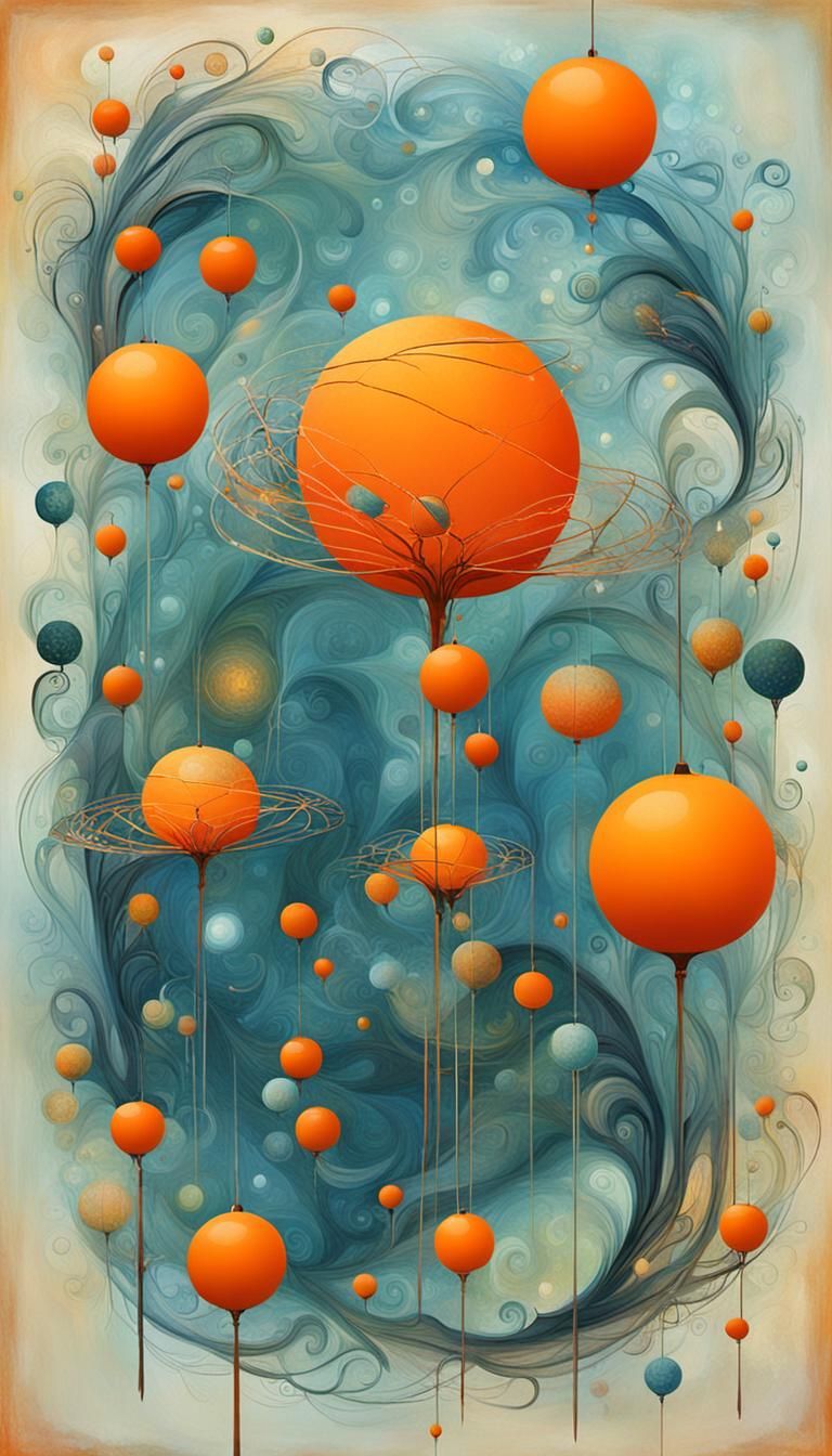 Ethereal Abstract: A Magical Surreal Art Piece