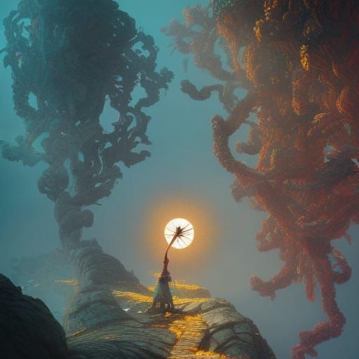 Tonatiuh Sun God in Hyperrealistic Digital Art