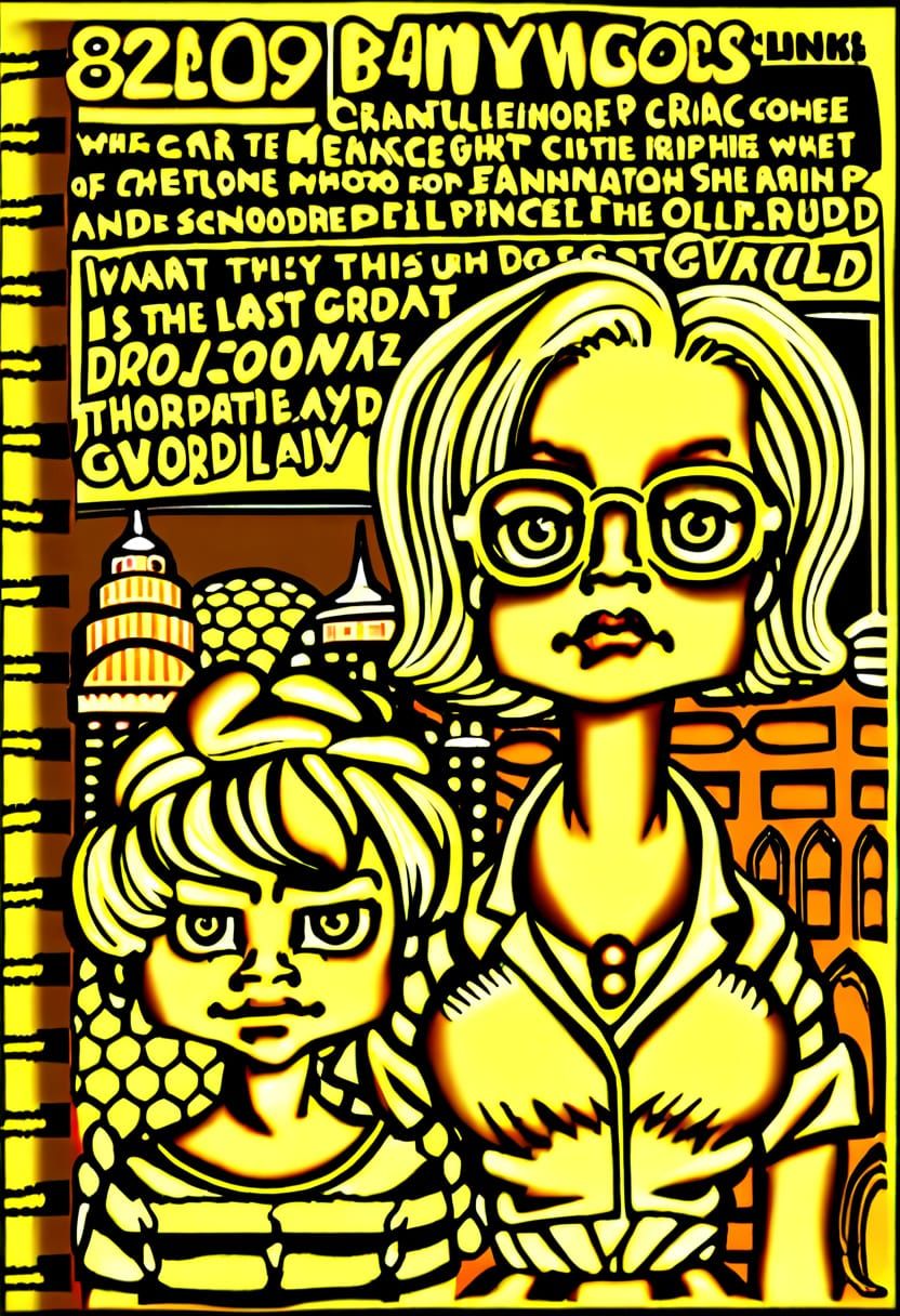 Giant Female Mecha Robot Chases People Down Sunset Boulevard