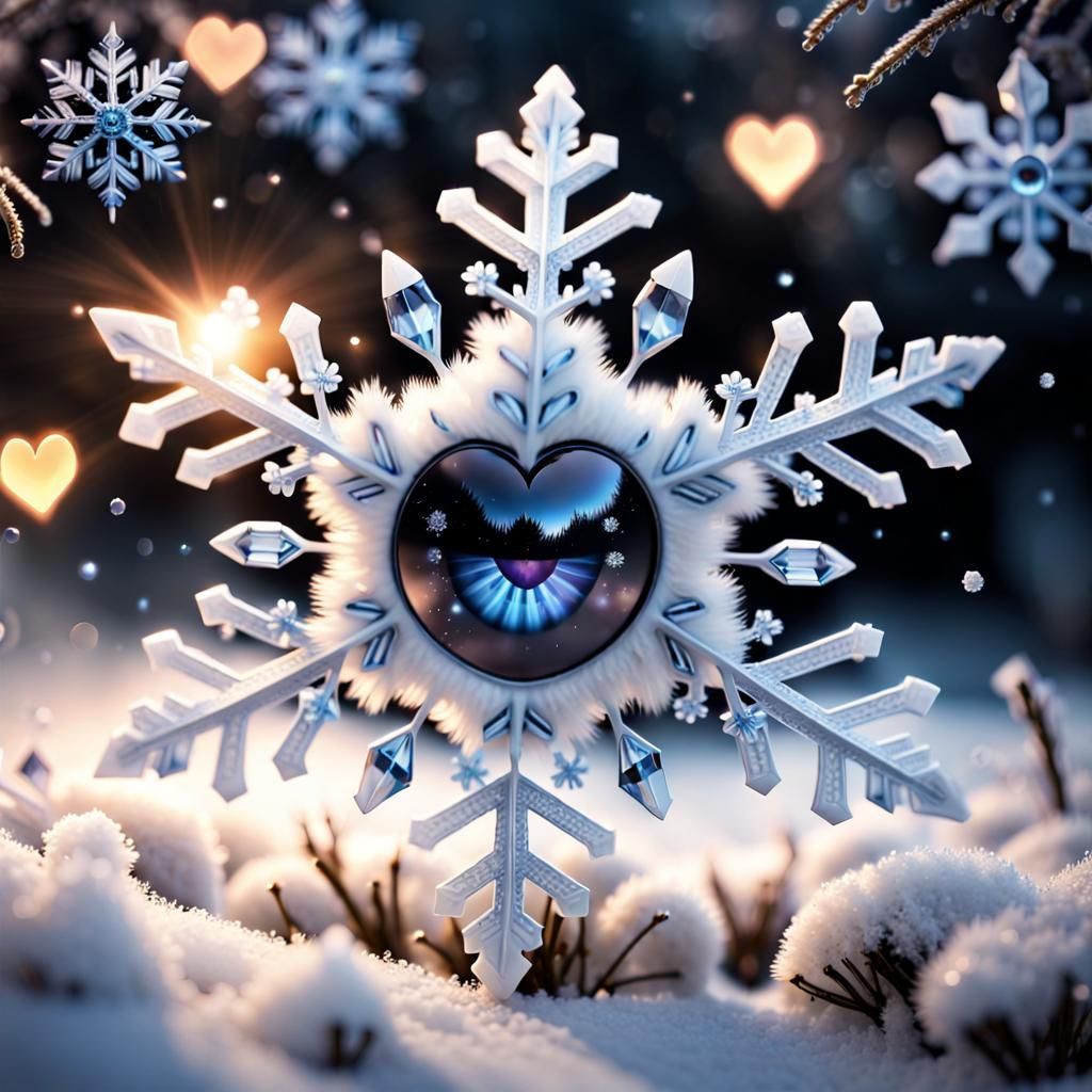 The Magic Eye In A Snowflake