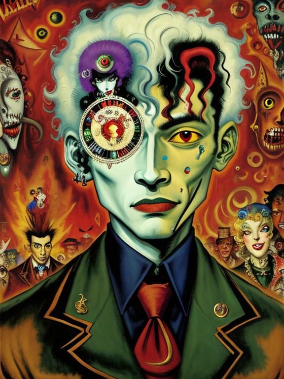 Vampires in Love: A Dark Fantasy Art Piece