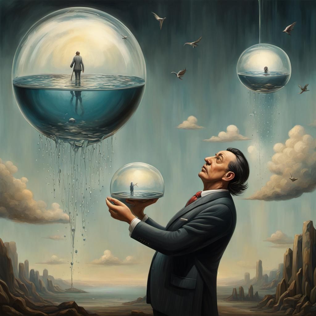 Surreal Dreamscape Inspired by Poetry in Hyperrealistic Styl...