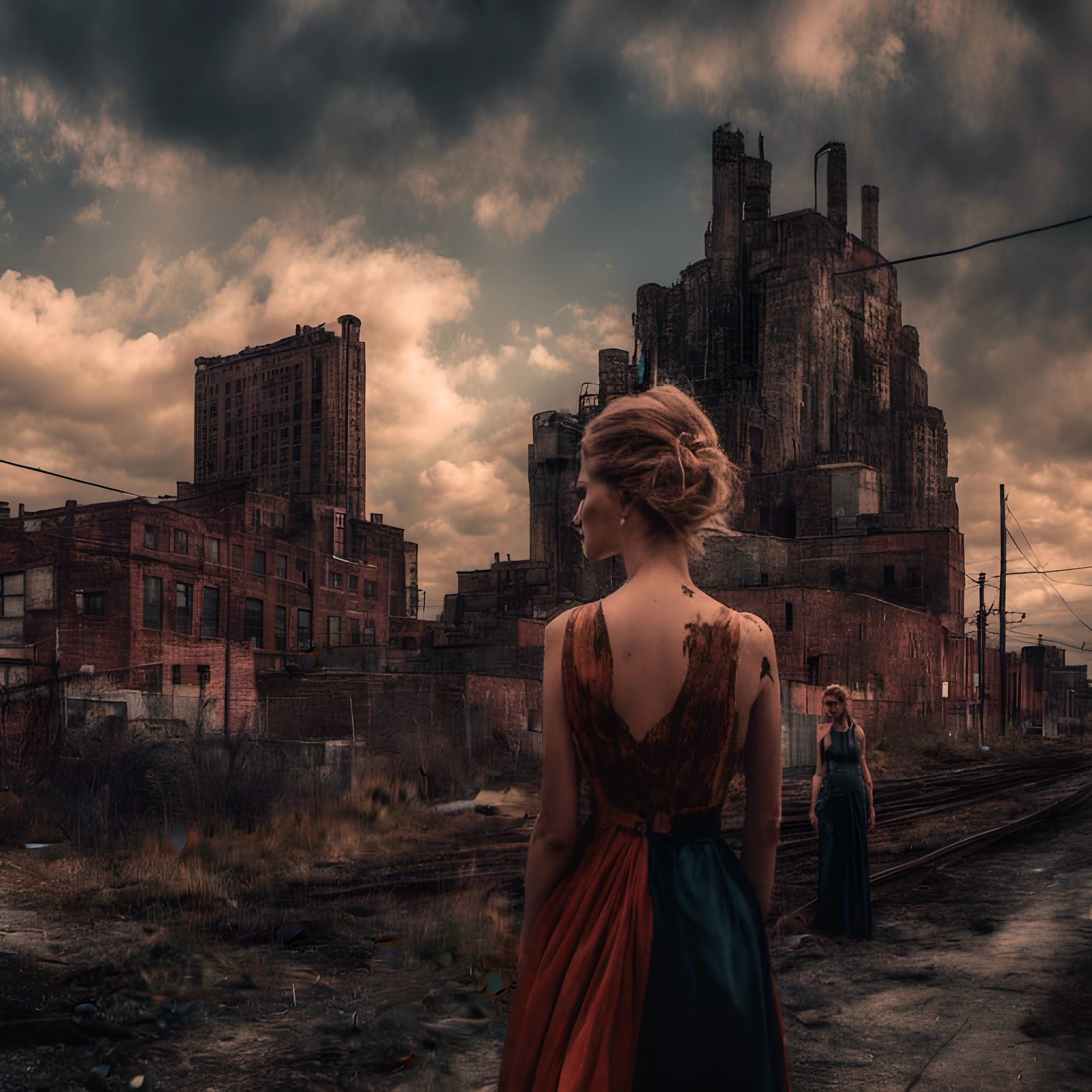 Fantastical Women in Detailed Matte Painting Style