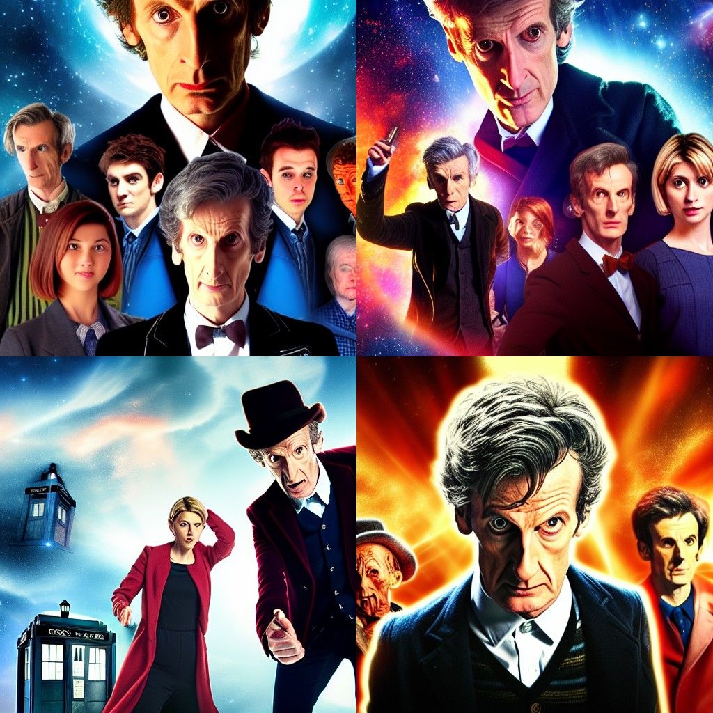 Doctor Who AI-Generated Composite Portrait