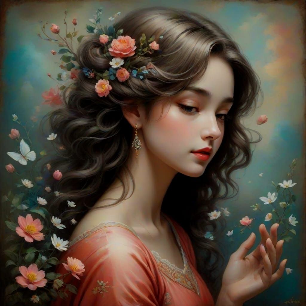 The woman of grace and beauty