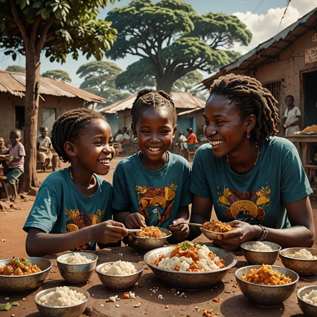 Eating... Ugali in Nairobi