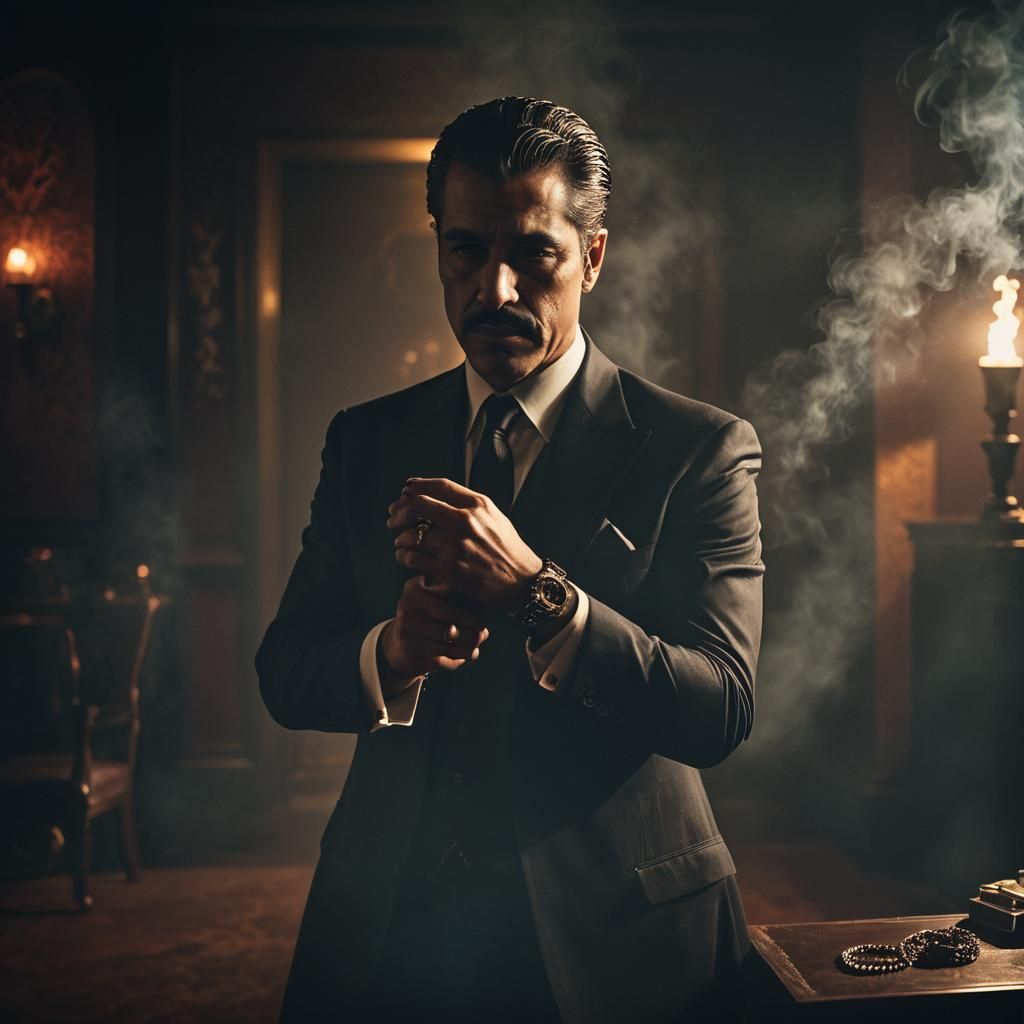 Moody Mafia Boss Adorns Himself with Pandora Bracelet