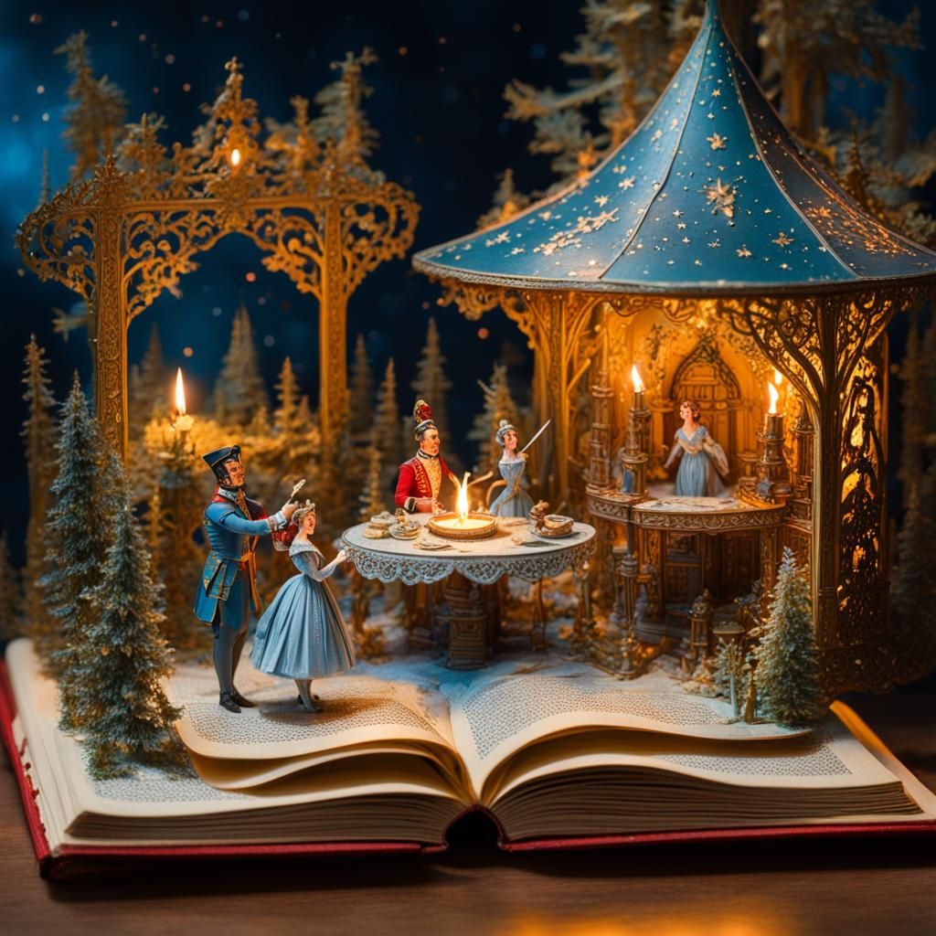 Enchanted Pop-Up Book: Steadfast Tin Soldier Dinner